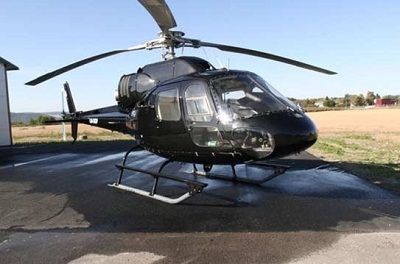 Eurocopter AS355 St-Moritz helicopter hire